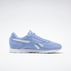 Reebok Royal Glide Turnschuhe Damen - Blumen Blau/Weiß - DE 538-DMW